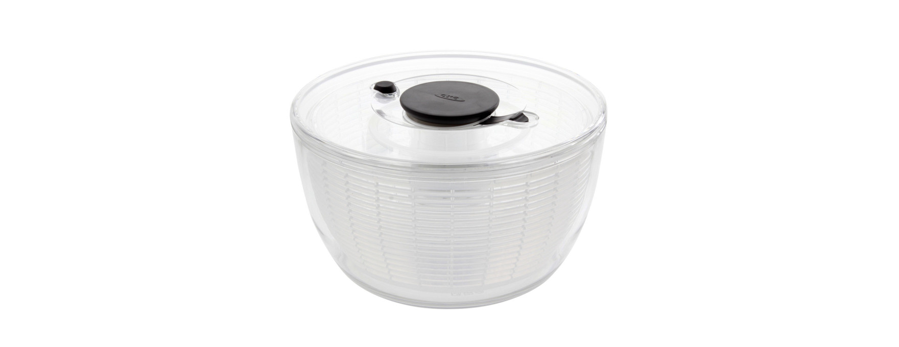 Essoreuse à salade transparente Push 27 cm - Oxo