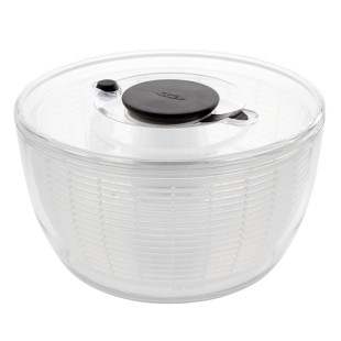 Essoreuse à salade transparente Push 27 cm - Oxo