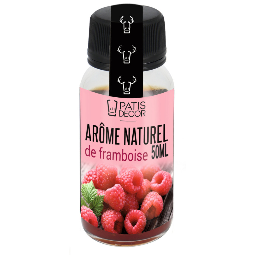 Arôme alimentaire naturel de framboise 50 ml - Patisdecor