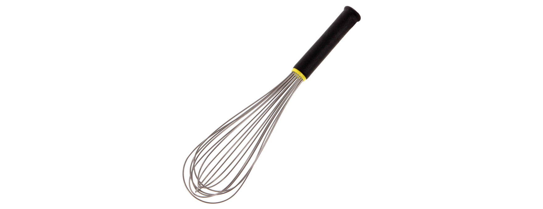 Fouet en inox avec manche en exoglass noir 30 cm - Matfer
