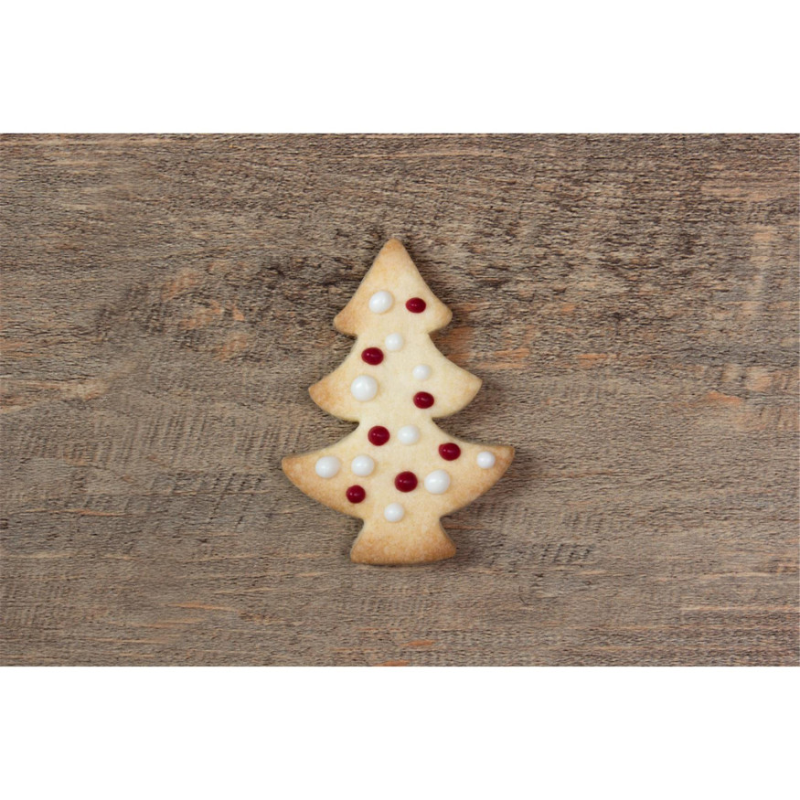 Emporte-pièce en inox de Noël : sapin de Noël 8 cm - Alice D