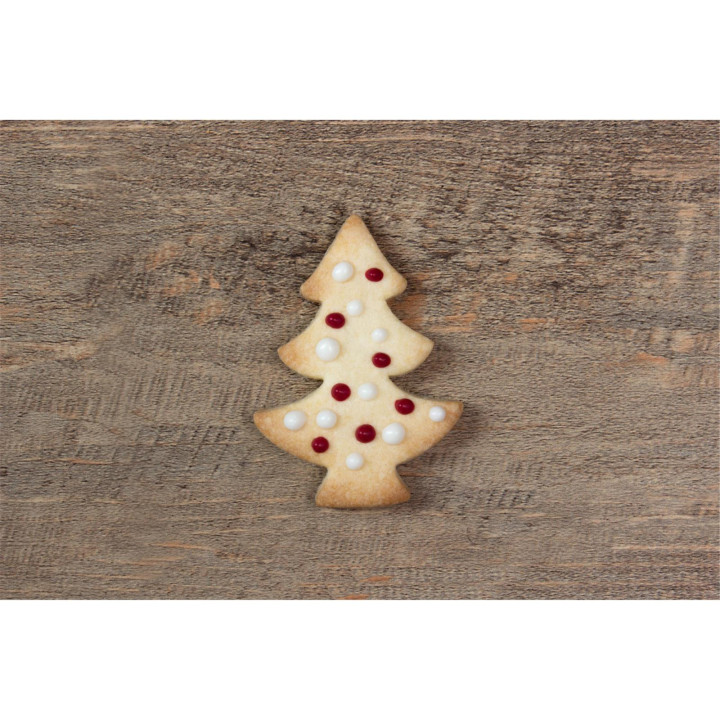 Emporte-pièce en inox de Noël : sapin de Noël 8 cm - Alice D