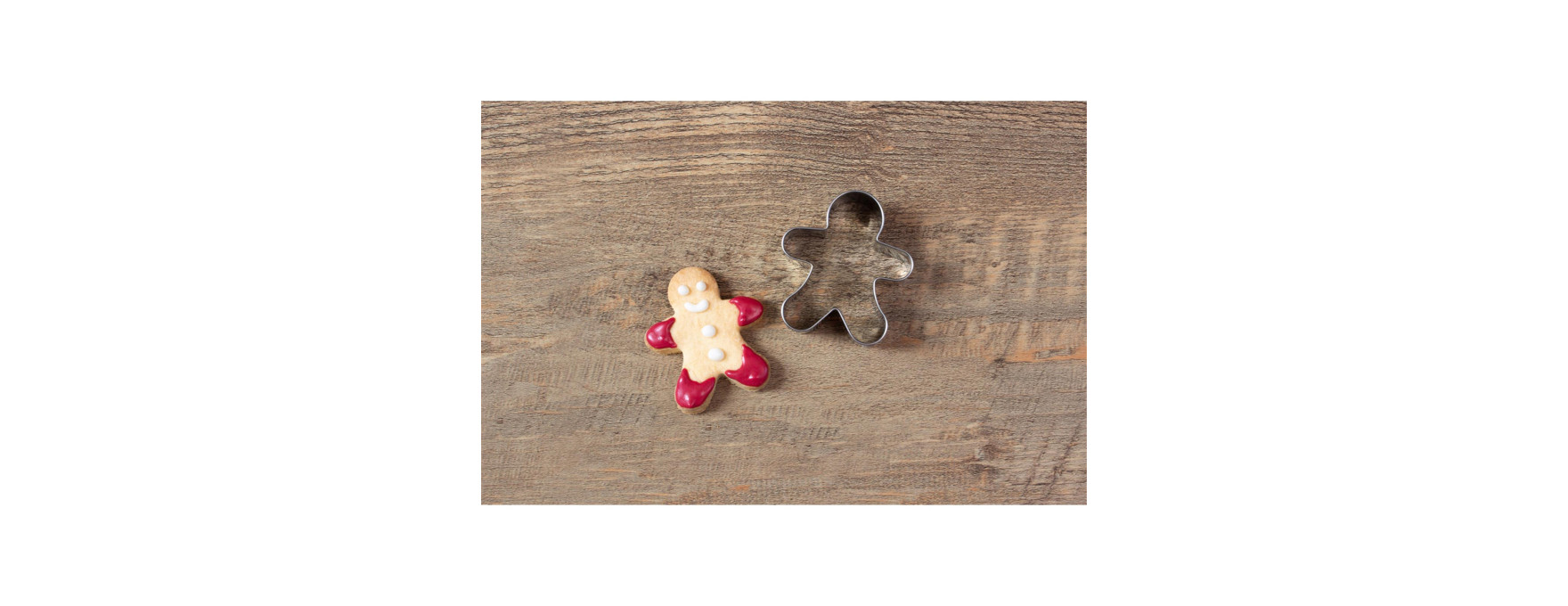 Emporte-pièce en inox gingerman 6 cm - Alice Délice