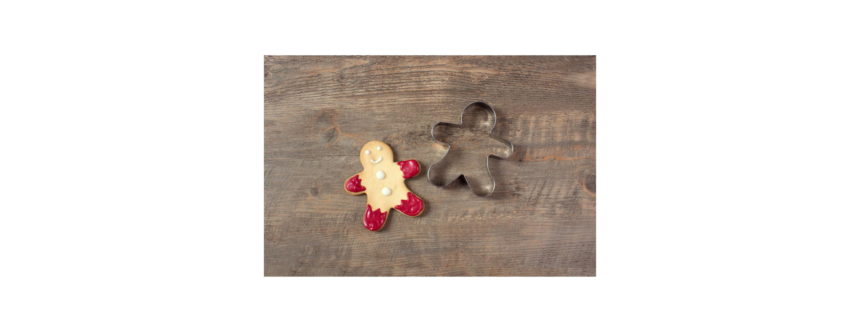 Emporte-pièce en inox grand gingerman 12.5 cm - Alice Délice