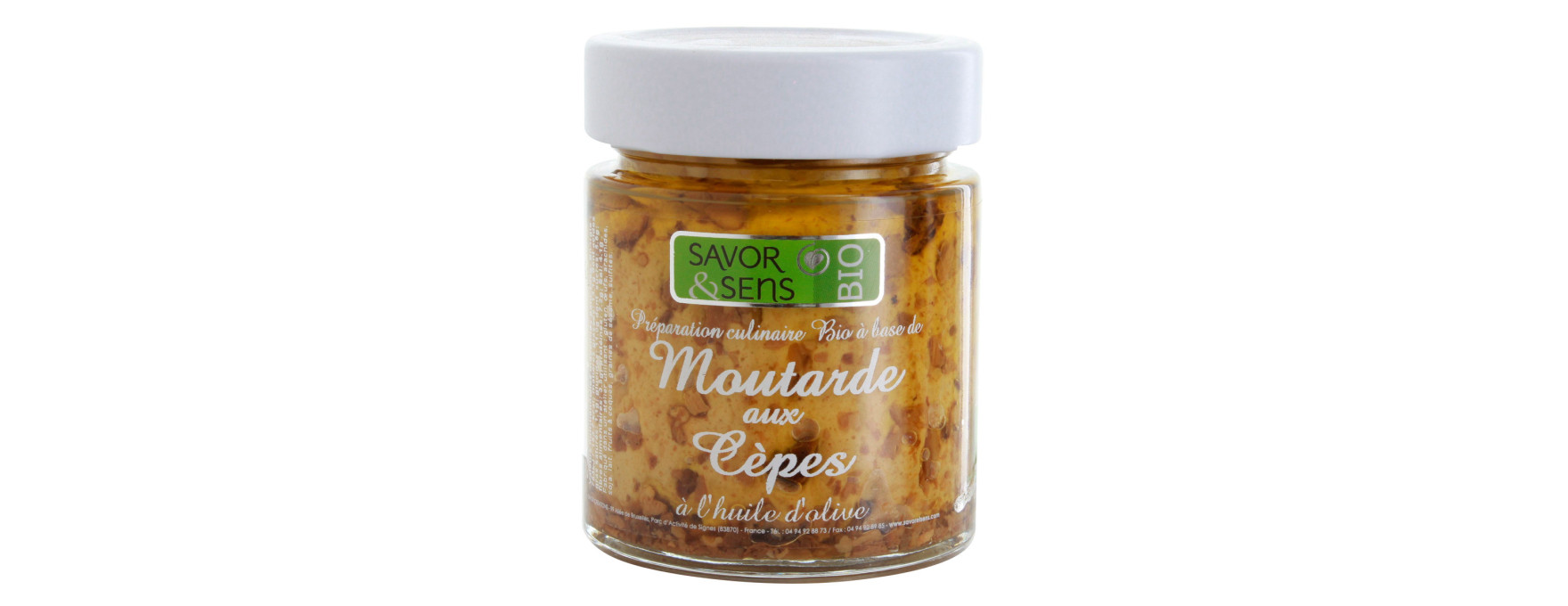 Moutarde cèpes 130g - Savor et Sens