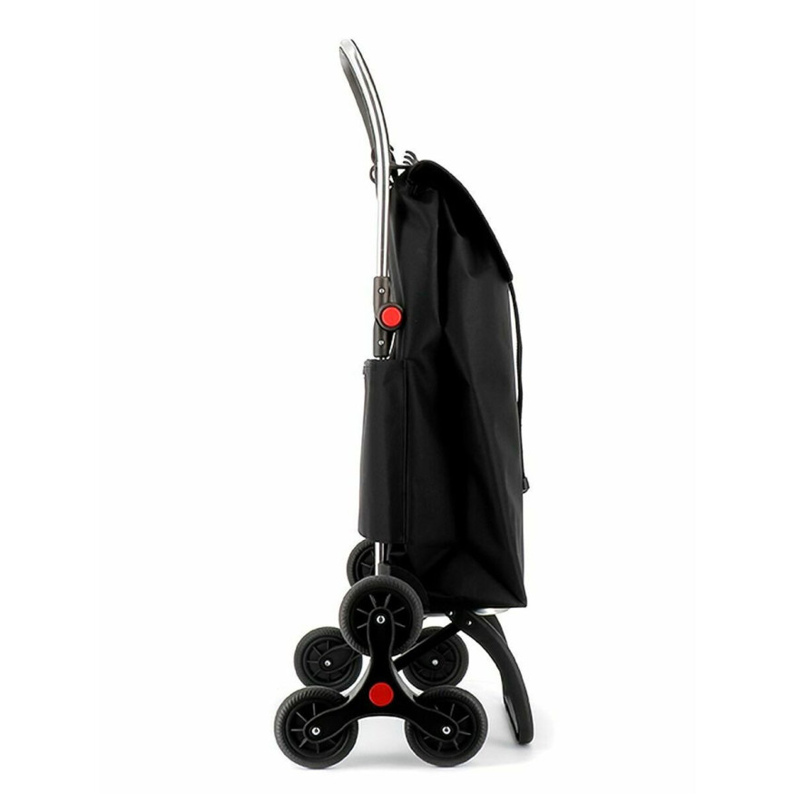 Chariot de course pliable monte escaliers noir - Alice Delic
