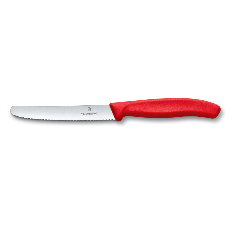Couteau à tomates Swiss classique 11 cm rouge - Victorinox