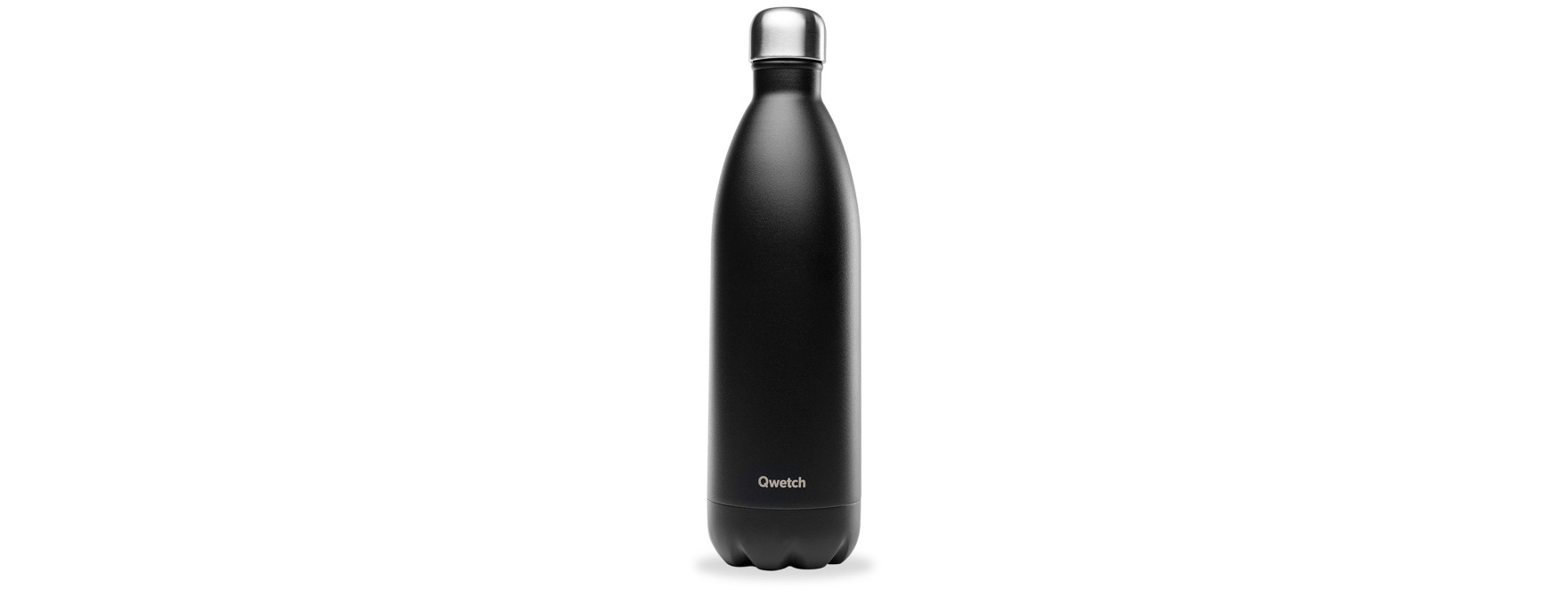 Bouteille isotherme inox noir originals 1000ml - Qwetch