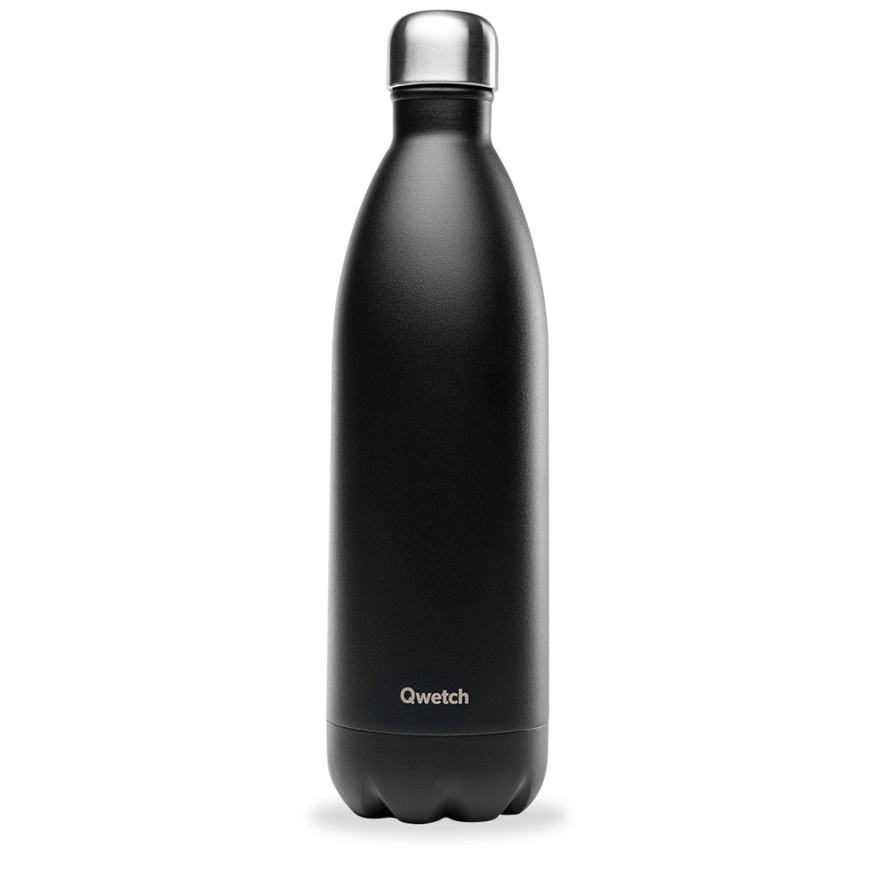 Bouteille isotherme inox noir originals 1000ml - Qwetch