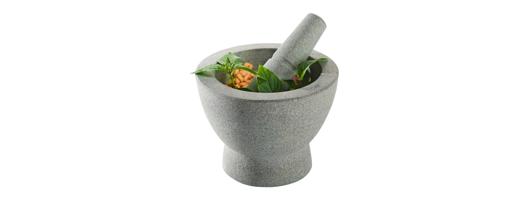 Mortier grande capacité en granit réversible "Crunchy" - Gef