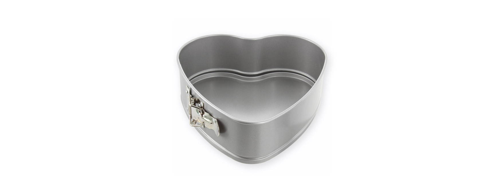 Moule à charnière coeur en métal anti adhérent 4/6 parts 20