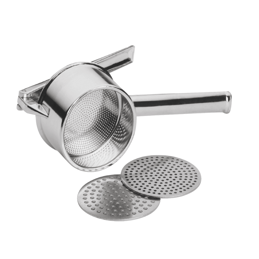 Presse purée à levier en inox 2 grilles - Eppicotispai