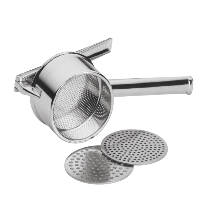 Presse purée à levier en inox 2 grilles - Eppicotispai