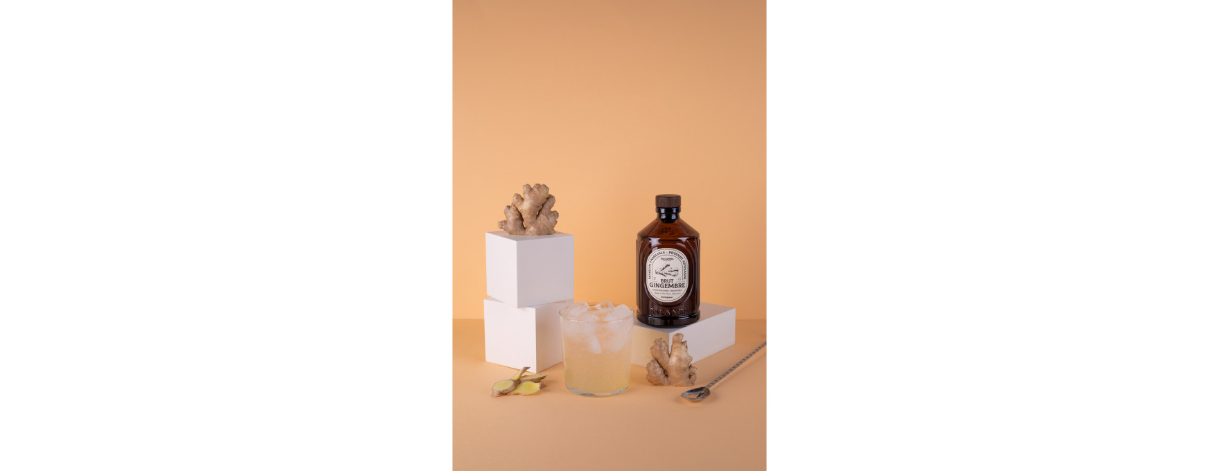 Sirop brut de gingembre bio 400 ml - Bacanha