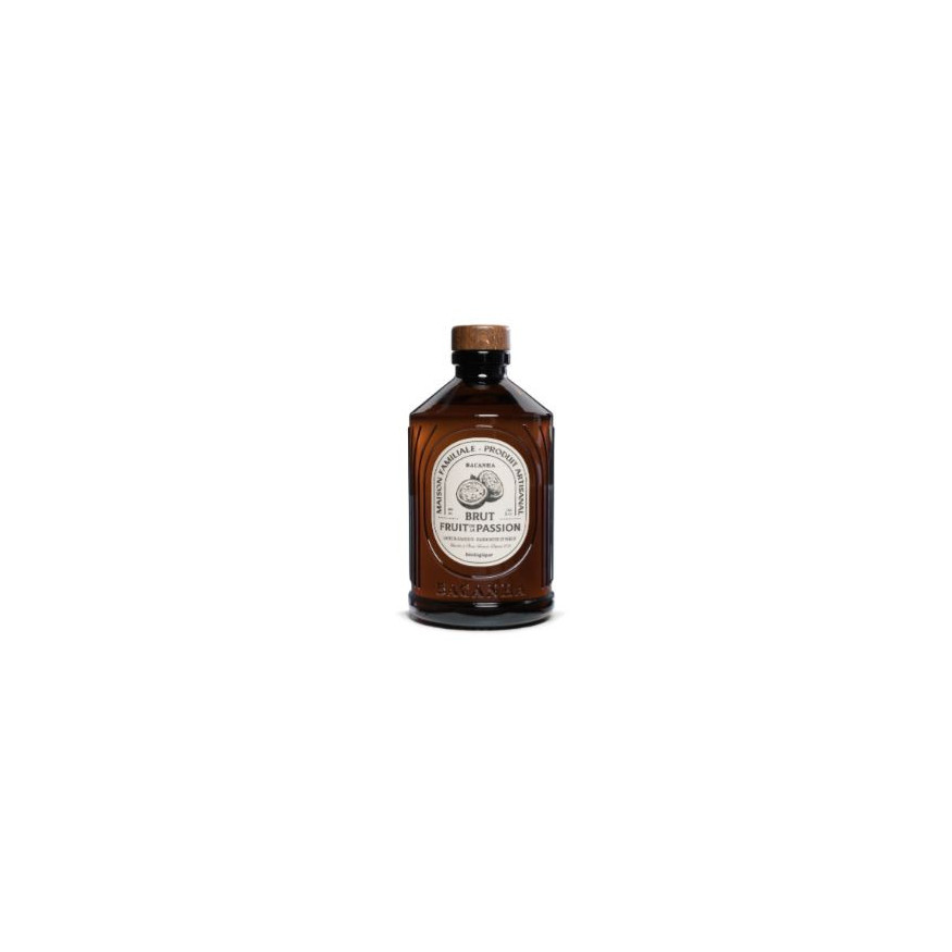 Sirop brut de fruit de la passion bio 400 ml - Bacanha