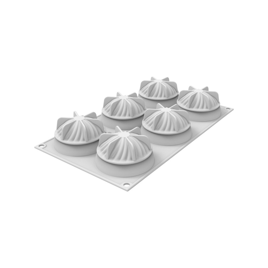 Moule en silicone 3D 6 mini Wave - Silikomart