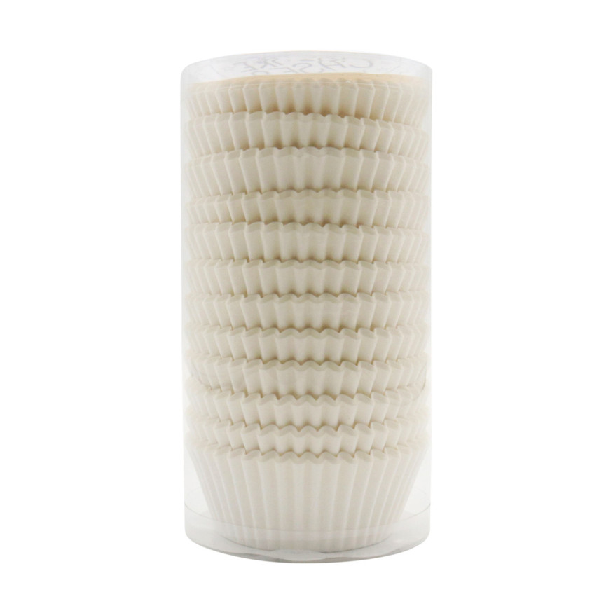 300 caissettes pour muffins et cupcakes blanches 5 x 7 x 2.8