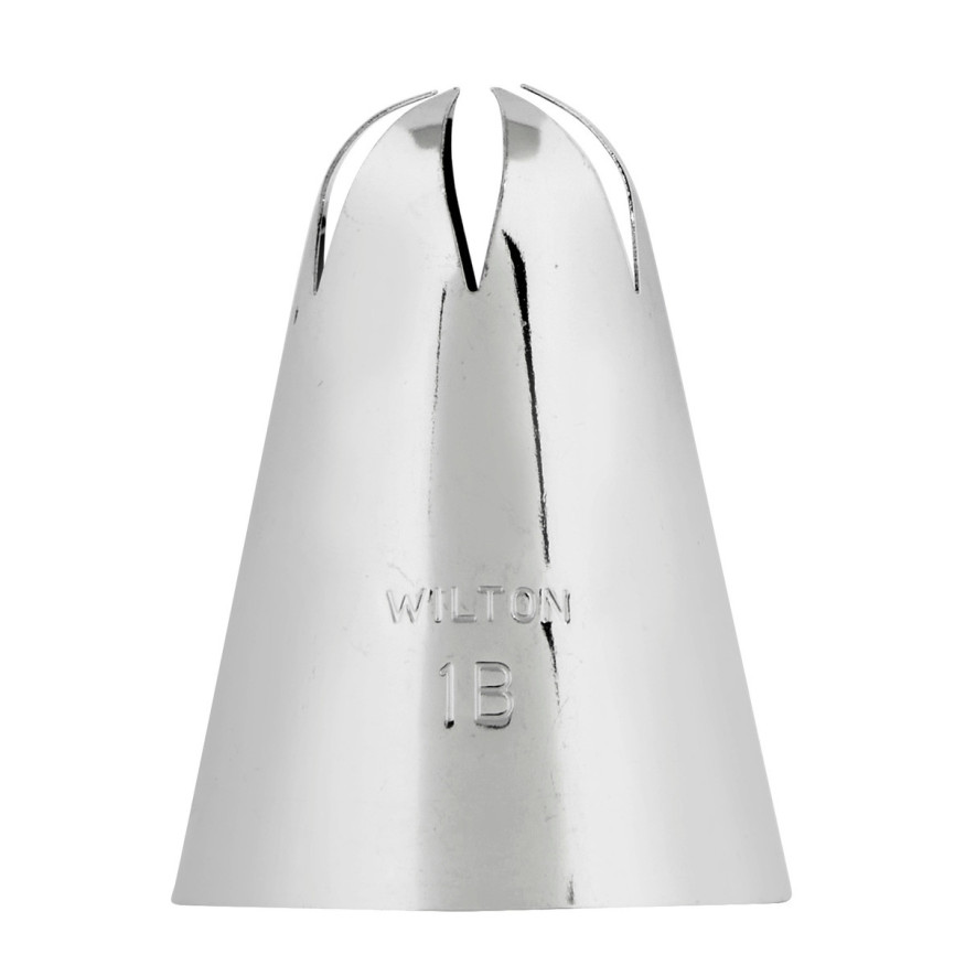 Douille en inox : fleur 15 mm  1B - Wilton