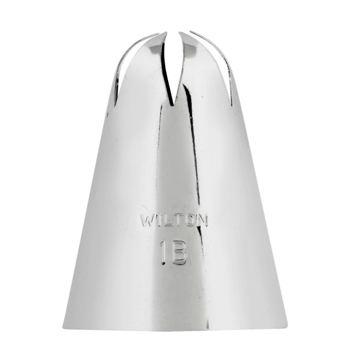 Douille en inox : fleur 15 mm  1B - Wilton