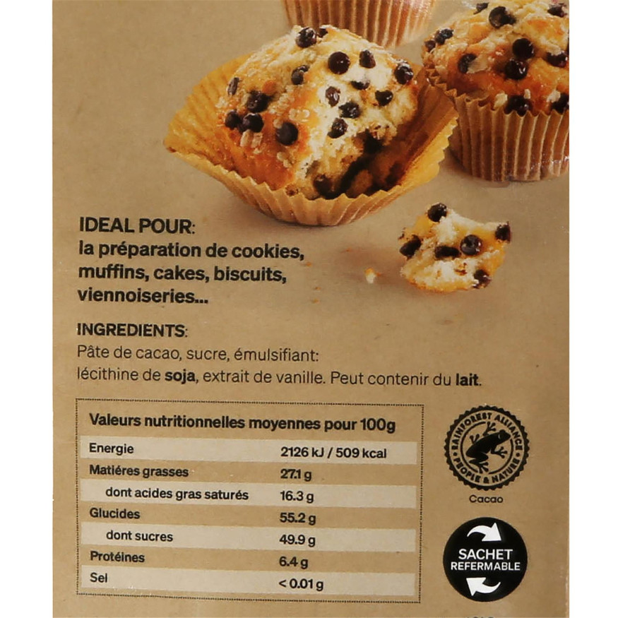 Pépites de chocolat noir 250 gr - Alice Délice