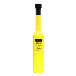 Huile d´olive saveur citron thym 20 cl - Savor et sens Huile d´olive saveur citron thym 20 cl - Savor et sens