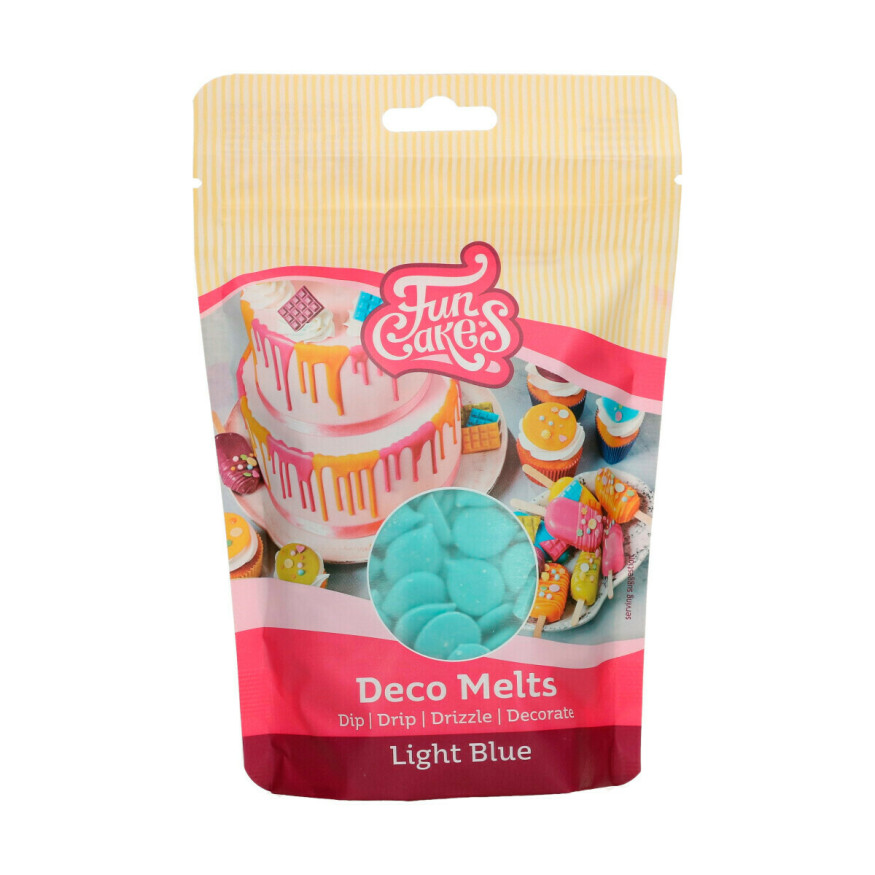 Deco melts bleu ciel 250 gr - FunCakes