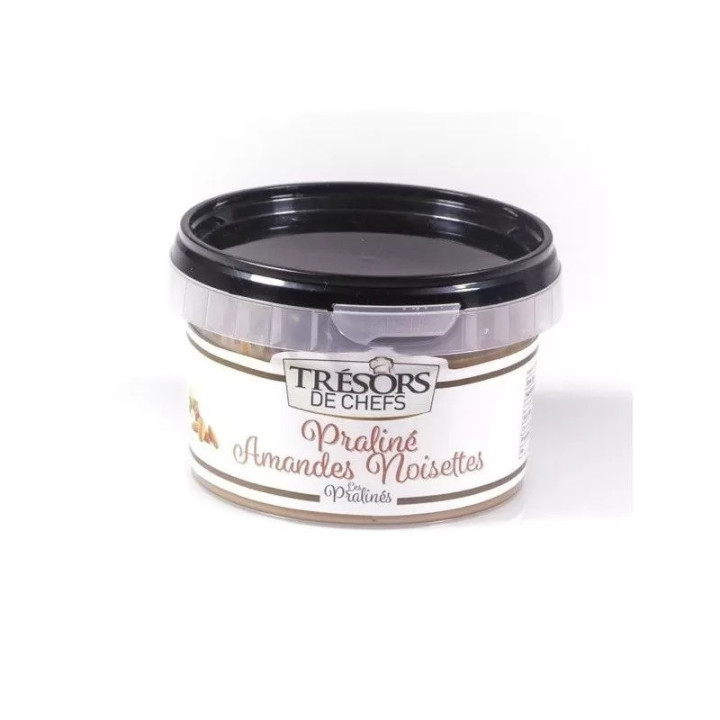 Praliné amande noisette 250 gr - Trésors de Chefs