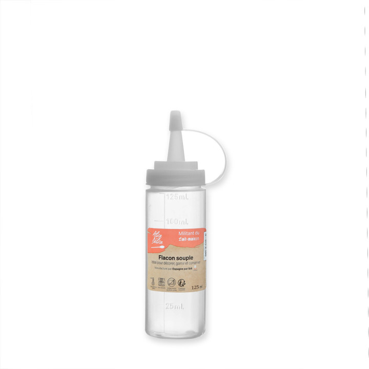 Flacon souple gradué 125 ml - Alice Délice