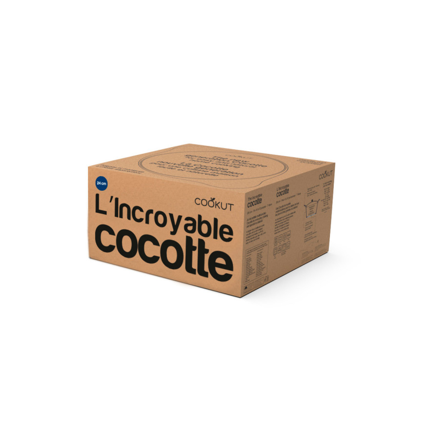 Coffret l´incroyable Cocotte sans PFAS 24 cm Myrtille - Cook