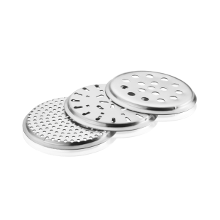 Presse à pommes de terre, jus et Spaetzle inox avec grilles 