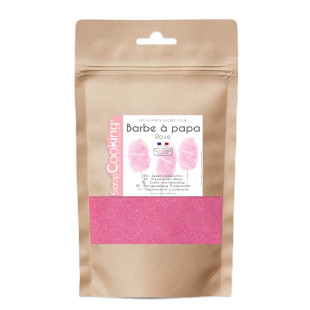 Sucre Barbe  papa 160g rose - Scrapcooking