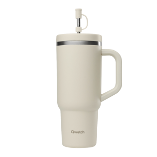 Travel cup isotherme inox Matt Sable - 900ml - Qwetch