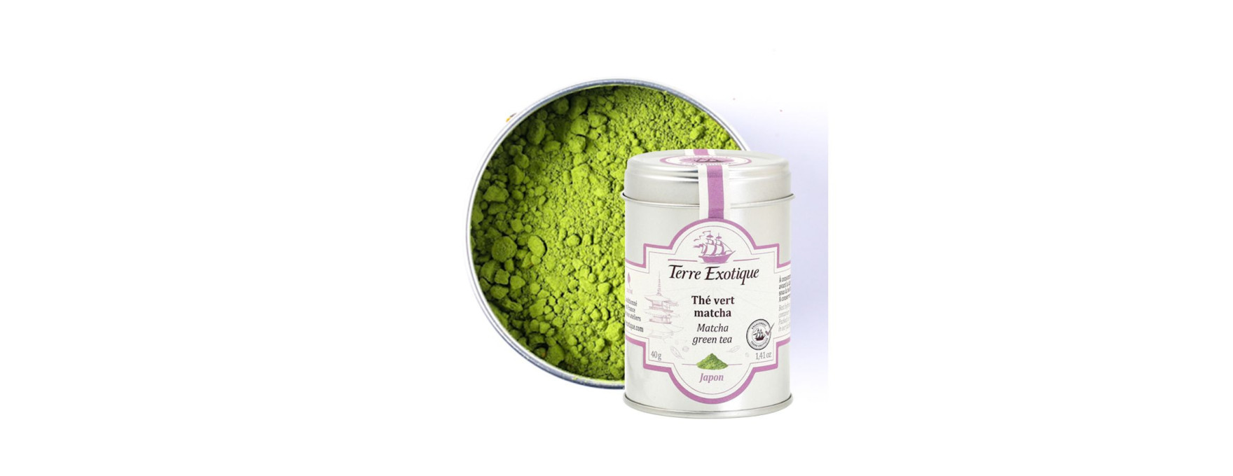 Thé vert matcha 40 gr - Terre Exotique