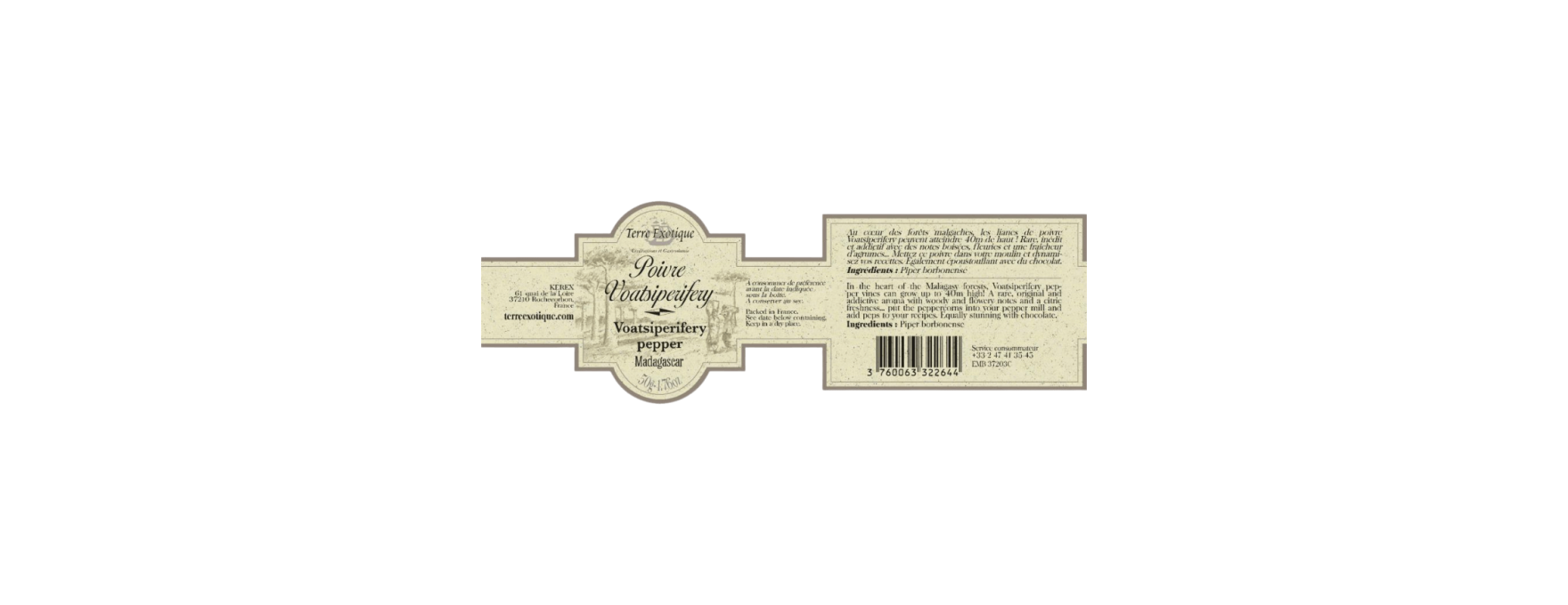 Poivre sauvage Voatsy Perifery 50gr - Terre Exotique