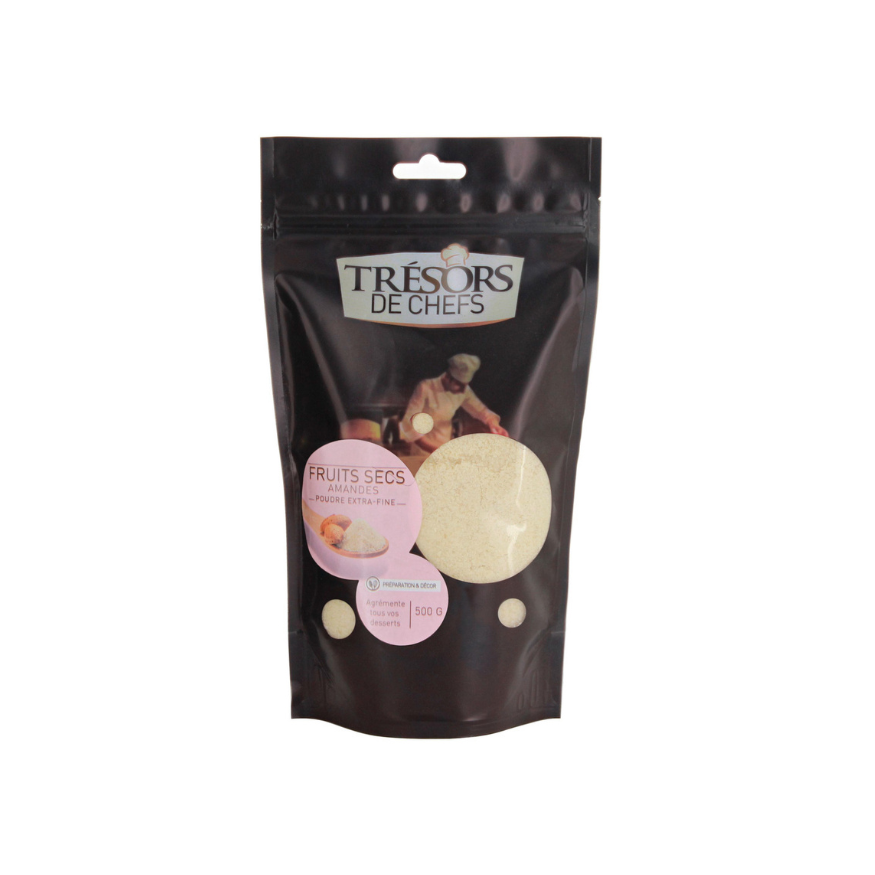Poudre d´amandes extra fine 500 gr - Trésors de Chefs