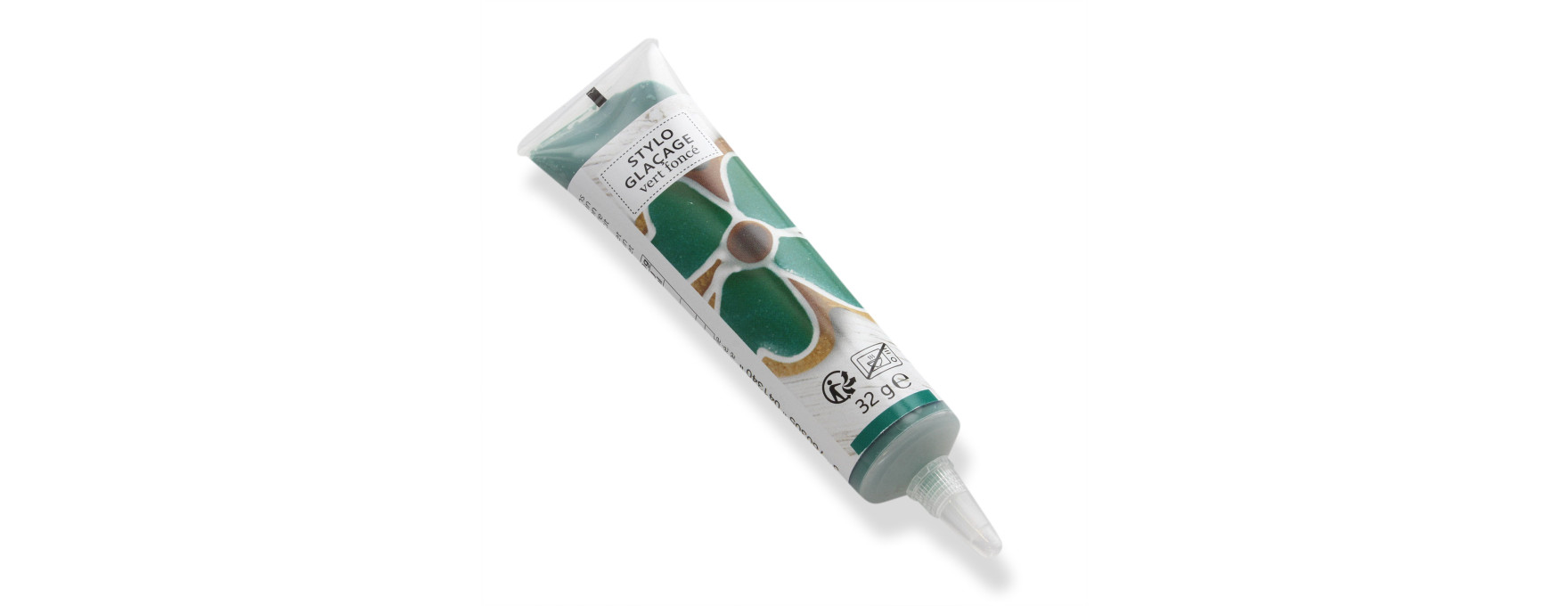 Stylo de glaçage pour décorer les biscuits vert foncé 32 gr