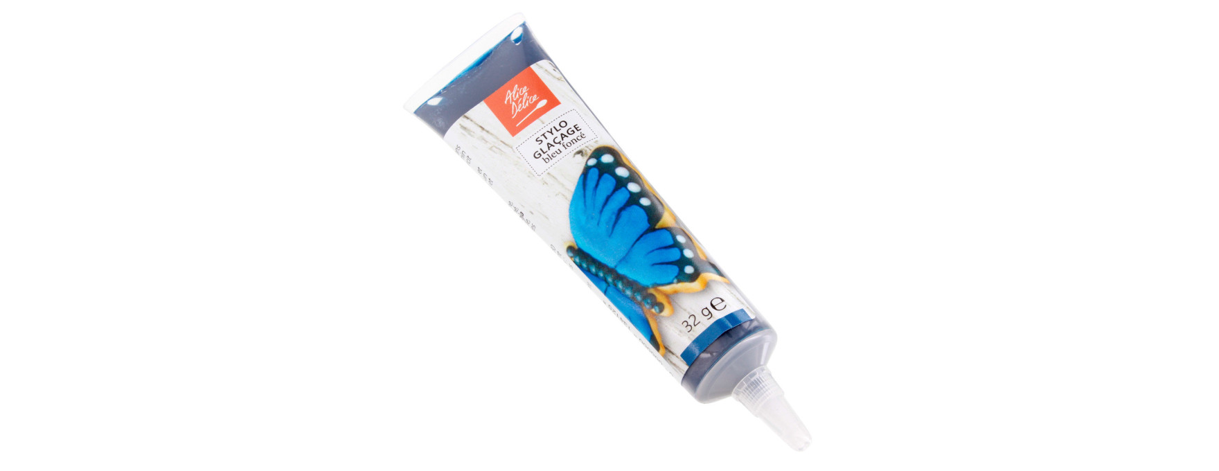 Stylo de glaçage pour décorer les biscuits bleu foncé 32 gr