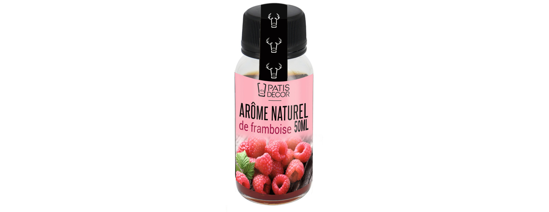 Arôme alimentaire naturel de framboise 50 ml - Patisdecor