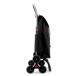 Chariot de course pliable monte escaliers noir - Alice Delic