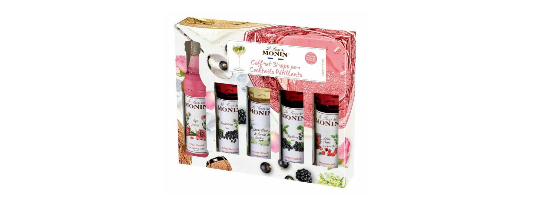 Coffret mini pétillant 5 mignonnettes 5 x 50ml - Monin