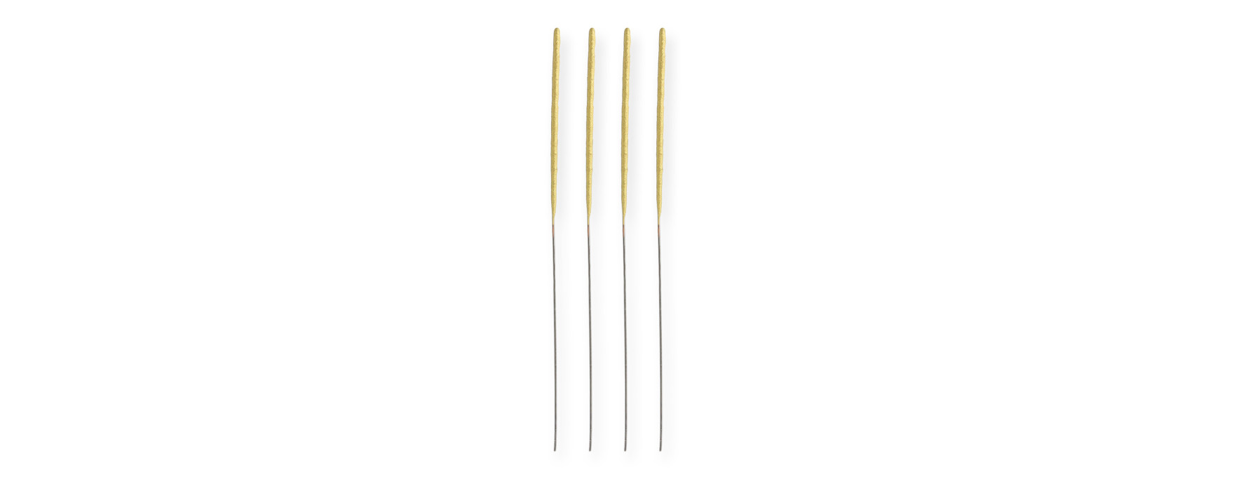 Bougie scintillante dorée : 4 cierges - Wondercandle