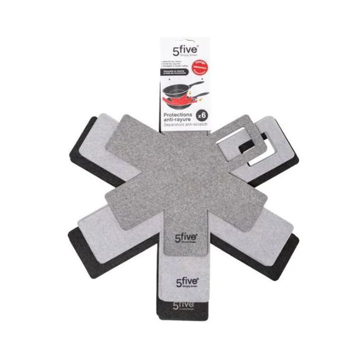 Set de 6 feuilles en feutrine protection anti rayures - 5Fiv