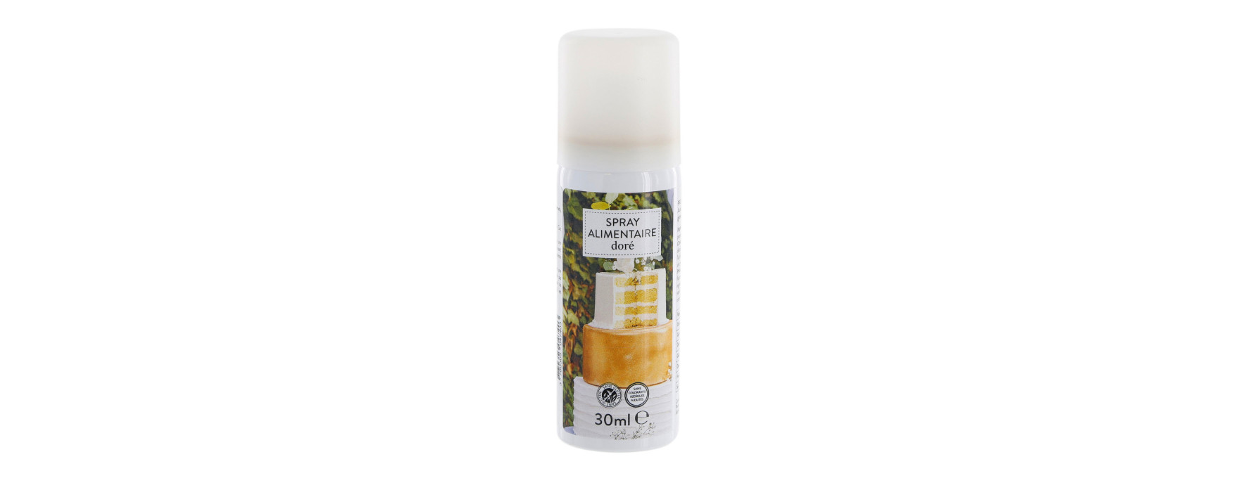 Spray colorant alimentaire doré 30 ml