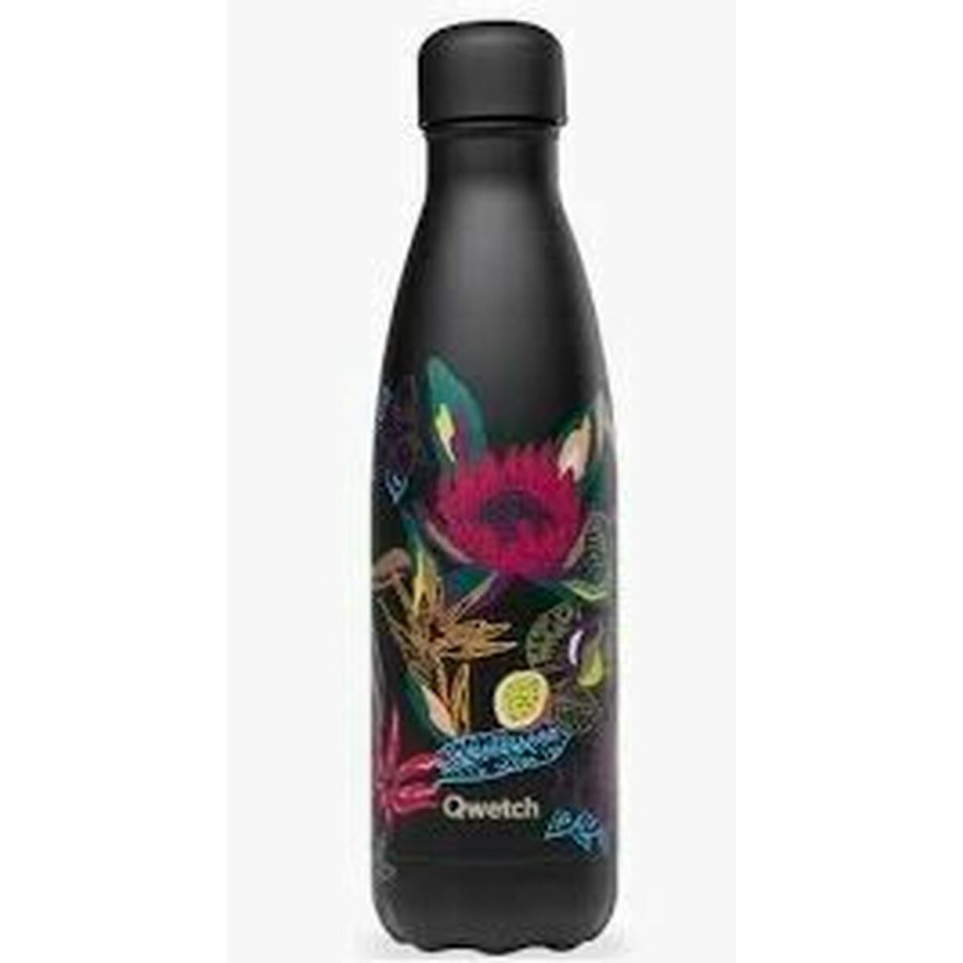 Boîte repas poignée isotherme en inox granite Bleue 850ml - 