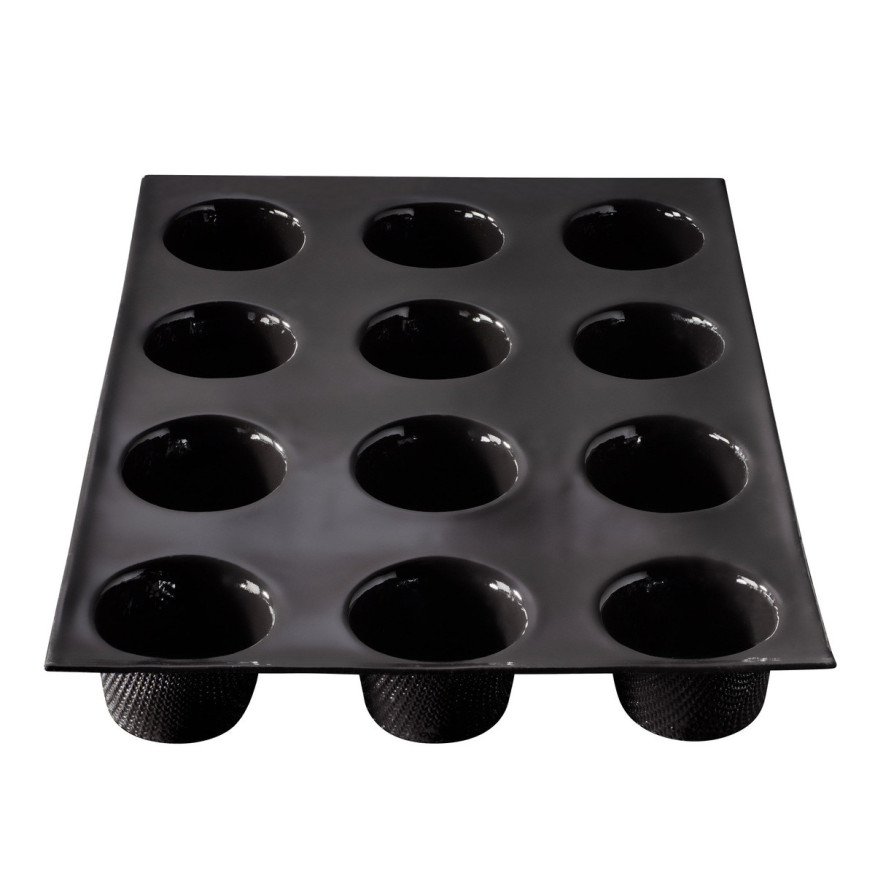 Moule en silicone et tricot de verre 12 muffins 39.5 x 29.5 