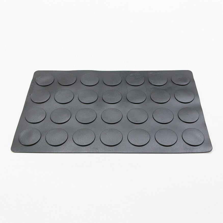 Coffret macarons : 2 tapis 28 empreintes macaron, 1 douille 