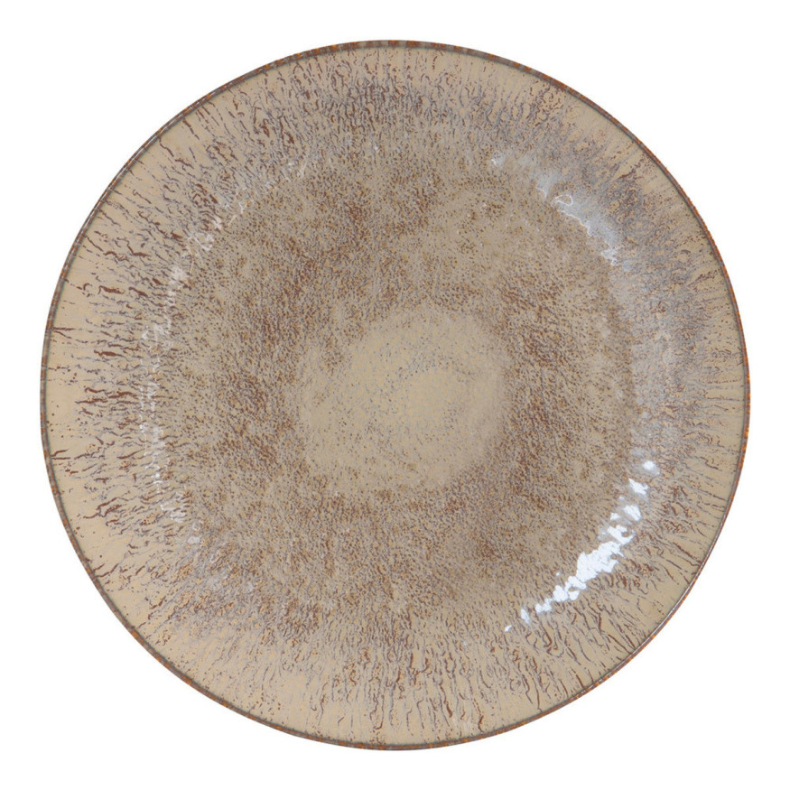 Assiette plate 27cm Akaris en grès - Table passion