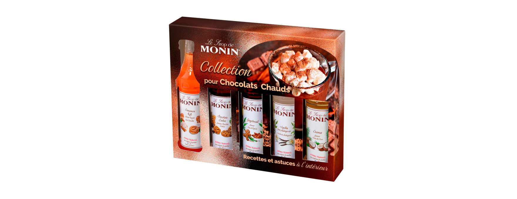 Coffret Chocolat chaud, 5 mignonnettes - Monin