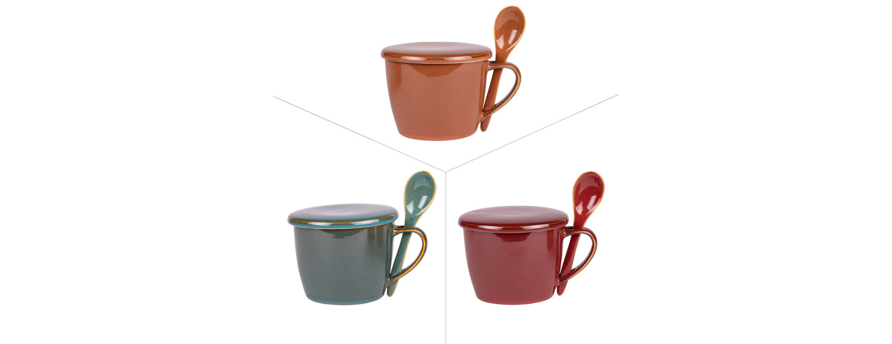 Bol à soupe Antan 75 cl assortis en décors - Table passion