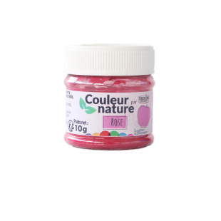 Colorant naturel en poudre Couleur nature : rose 10 gr - Tré